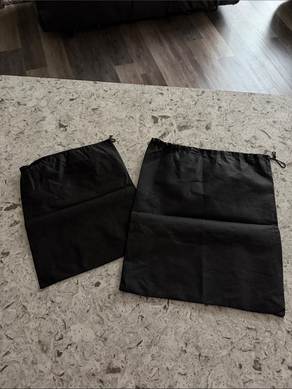 Axcess Black Drawstring Storage Bags - Pair - Picture 6 of 6